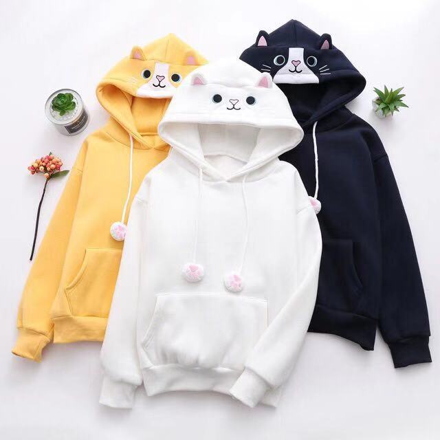 Cat store hoodie jacket