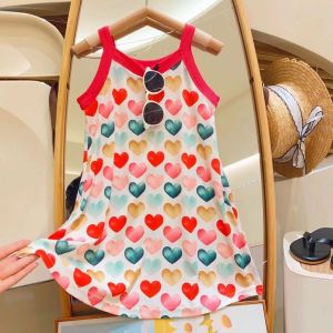 LS Show girl váy yếm trẻ em Hoa Đầm công chúa cô gái Lụa băng quần áo trẻ em