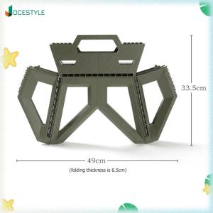 JOCESTYLE Camping and Hiking Triangle Stool Foldable Lightweight Portable Chair for Outdoor Activities