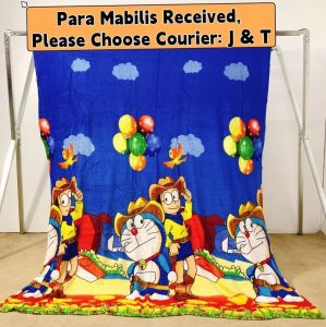 Doreamon Cartoon Character Velvet Fleece Blanket 135cm X 200cm