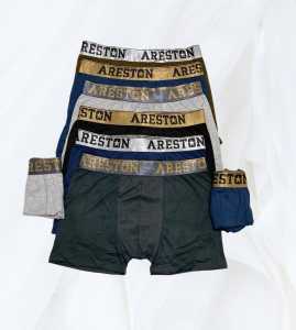 ISI 3 DAN 6 PCS CELANA DALAM BOXER PRIA PAKET CAMPUR BOXER PRIA SERIAN GOLD boxer import Karet Katun Dewasa Hitam Motif Cowok Sport Pendek