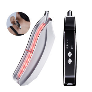 Electric Gua sha Massage Tool Portable Pain Relief Massager 3-in-1 Red Light Therapy/Heat/EMS/Vibration Scraping Tool Fitness Must-Have