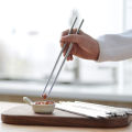 AN Sumpit stainless steel non -skid home bundar sumpit medium medium kosong insulasi termal kantin peralatan meja COD. 