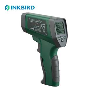 INKBIRD INK-IFT03 Dual Infrared Thermo-meter 16:1 D:S Rate Laser Grip  Adjustable Emissivity Non-Contact Temperature Detector with Alarm