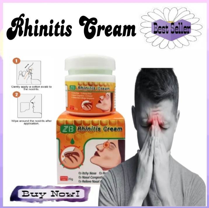 RHINITIS CREAM 20g for Itchy Nose, Runny Nose, Nasal Congestion, Sneeze