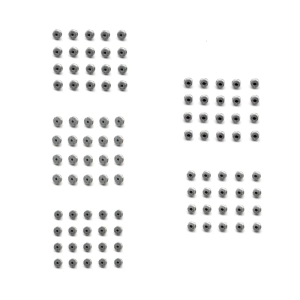 20 Pcs Round Furniture Felt Pad Heavy Duty Screw-on Sliders Floor Protector for Wooden Furniture Reduce Noise Durable