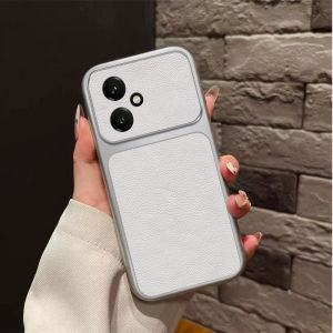 Business Lychee Leather Case for Honor 400 China DNP-AN00 Pure Color Shockproof Camera Protection Cover