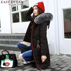 Jaket Panjang Wanita Dengan Hoodie Bulu untuk winter
