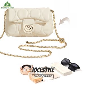 Women PU Leather Backpack with Chain Crossbody Strap for Shopping and Travel Stylish and Durable