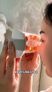 Q7 PLUS Upgraded Eye Massager Heated Air Compression Vibration Eye Care Device Rechargeable Portable