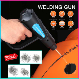 COD Cepat Solder Sambung Penyambung Body Kap Motor Pecah Bumper Pistol Las Plastik Free 200 Pcs Besi Staples Welding Gun 70W XC70 - KMOON