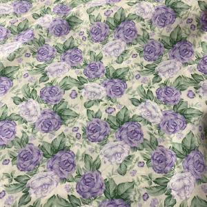 100% Cotton Poplin Fabric Rose Printing Sewing Womens Quilted Doll DIY Accessories Material 50x150cm TJ20340