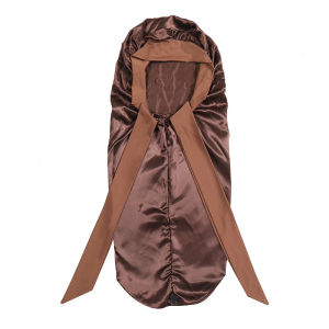 Hat for Women Perm Turban Bow Tie Large Size Comfort Durable Elastic Adjustment Moisturizing Care