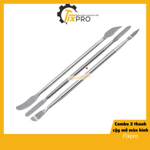 Combo 3 thanh gậy mở màn hình laptop máy tính điều khiển...chất lượng thép không gỉ - Fixpro