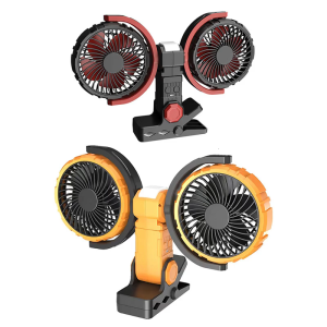 Quạt để bàn có thể sạc qua USB Quạt Làm êm ái bàn di động quạt để bàn xách tay hai đầu quạt làm mát cho ngoài trời cho nhà ở