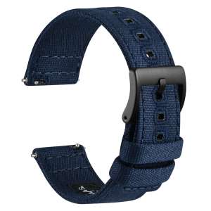 WOCCI Watch Bands Sailcloth Fabric Quick Release Compatible Watch Lug Width 18mm 19mm 20mm 22mm 24mm2026
