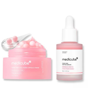 Medicube PDRN Pink Collagen Capsule Cream 55g Salmon PDRN Sodium DNA 5% Niacinamide Skin Elasticity Boost Deep Hydration Brightening Plumping Anti‑Aging Facial Moisturizer Even Skin Tone Reduce Dullness