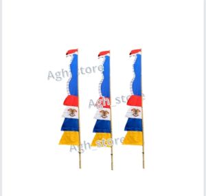 bendera umbul umbul motif kuda laut