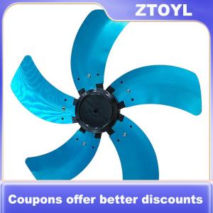 【ZTOYL】 16Inch Fan Blade Hộ Gia Đình Nhôm Năm Lưỡi Fan Với Nut Bìa Cơ Sở Nhà Thông Gió Các Thành Phần Fan Phần Lưỡi Accesssories