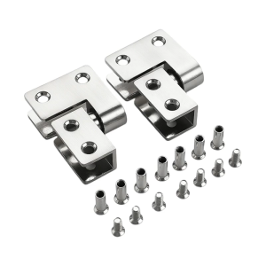 Bathroom Panel Fastener Stable Load Capacity Invisible Mounting Hardware For Public Toilet Cubicle Partition Systems