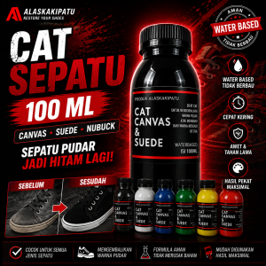 Cat Sepatu Canvas Dan Suede Recolour Repaint 100ml Cepat Kering Mudah Digunakan Tidak Mengeras