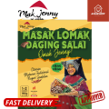 [READY-STOCK] MASAK LEMAK DAGING SALAI OMAK JENNY ORIGINAL MASAKAN NISMILAN READY TO EAT SEDIA DIMAKAN MASAK LEMAK DAGING SALAI OMAK JENNY WITH FREE GIFT BEKAS SAMBAL atau SUDU CIKIUT MASAKAN NEGERI SEMBILAN GUNA ARANG. 