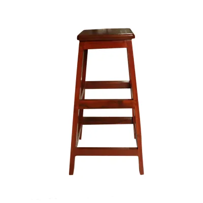 Kursi Bangku Kayu Jati Belanda Cafe Ukuran 50 Dan 75 Cm Wooden Chair / Kursi Kayu Aesthetic