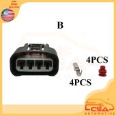 4 PIN PERODUA TOYOTA AVANZA HARRIER PRIUS VIOS ALTIS CAMRY ESTIMA ALPHARD IGNITION PLUG COIL SOCKET
