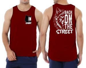 T-shirt Distro Baju SINGLET Distro Pria Keren  Sablon Back On The / Kaos Distro Pria SINGLET Keren / Baju SINGLET Distro / Kaos SINGLET Pria Distro / Baju Kaos Distro Bandung / Kaos Polos Distro / Baju Kaos Distro Murah