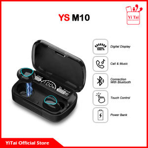 YITAI - TWS Touch Handsfree Bluetooth Bass with Powerbank YSM10 YSF9-5