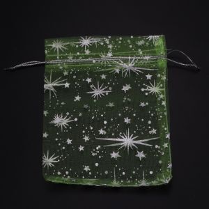 CHLOCH 10Pcs Organza Drawstring Gifts Bag 9x12cm Transparent Drawstring Pouches Colorful Jewelry Packaging Bags Wedding Christmas Candy Gift Bags Jewelry Storage
