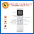 Remote Máy Lạnh, Điều Khiển Máy Lạnh Daikin ATKF (2023 -2024) - Chính Hãng. 