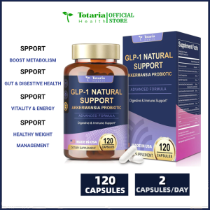 Totaria 13 in 1 GLP-1 Natural Support GLP-1 Supplement with Akkermansia Probiotic Garcinia Cambogia Apple Cider Vinegar Green Tea Extract for Metabolism Digestive & Gut Health