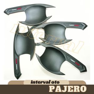 Outer Mangkok Pintu Mobil Mitsubishi Pajero 2009-2023 Hitam Cover