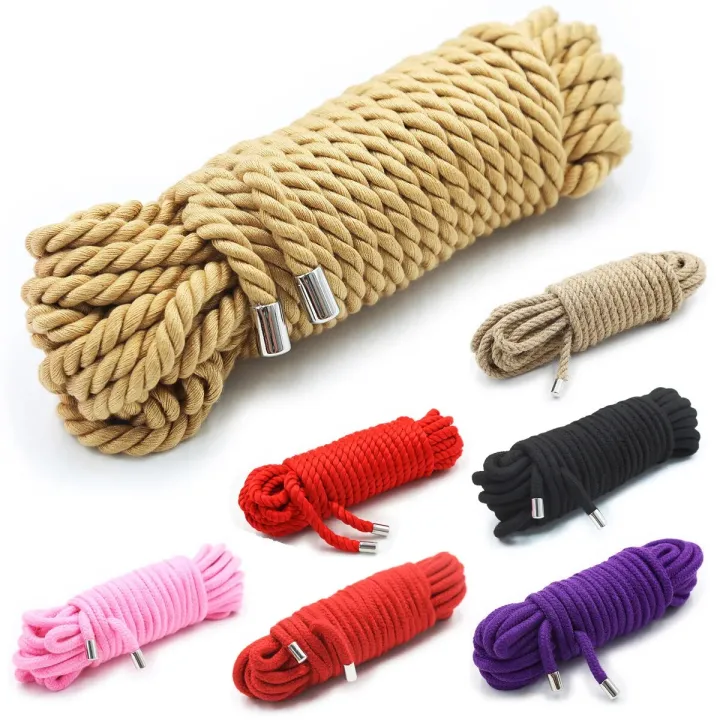 Coatedbinding Rope 【Free Returns】 Cotton Shibari Tying Rope 5-20m For Couples Body Binding ...