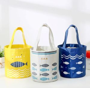 TSC - Tas Bekal Bulat Handbag Lunch Bag/bekal/piknik Insulated Tahan Panas/dingin