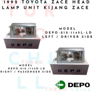 DEPO-212-1145-LD 1992 TOYOTA ZACE HEAD LAMP UNIT KIJANG ZACE
