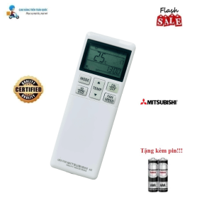 Remote Điều khiển điều hòa Mitsubishi- Hàng mới loại tốt Tặng kèm Pin