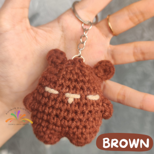 Gantungan Kunci Mini Bear / Keychain Handmade / Rajut Handmade / Amigurumi Crochet / Friendship Keychain