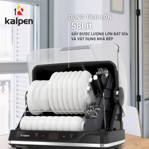 Máy sấy bát diệt khuẩn UV Kalpen DD99 dung tích 58L chuẩn Đức bảo hành 24 tháng