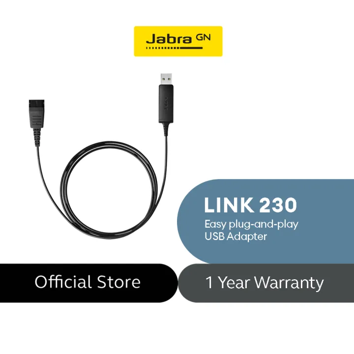 Cable Adaptador Jabra LINK 230 USB Para Audífonos De Teléfono De Escri - Foto 8
