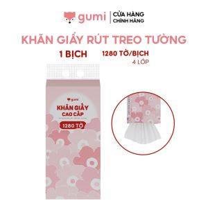 Bịch Khăn Giấy Gumi treo tường tiện lợi an toàn Giấy ăn Gumi