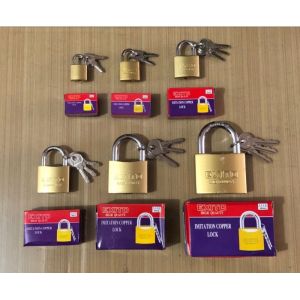 Wilmer Gembok Kuning 20 - 50 mm Gembok Rumah Pagar / Gembok Anti rust/anti maling/gembok stanless anti karat/gembok anti cut