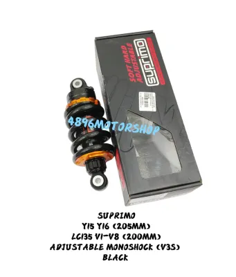 100% ORIGINAL SUPRIMO ( V3S ) BIG SPRING ADJUSTABLE MONOSHOCK Y15ZR Y16ZR LC135 V1-V8 FI Y15 Y16 LC 135 MONO SUSPENSION