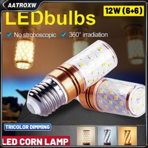 【COD】Tri Color Corn Bulb Lamp Led Lightled Bulb For Home Office Lights Chandelier Bulb Decor Aatroxw