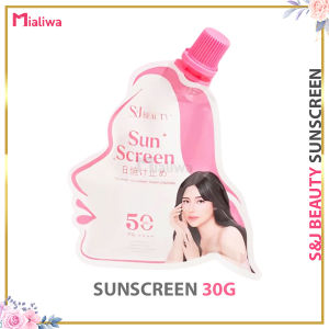 B1T1 S&J Beauty Tinted Sunscreen Cream SPF50 Make Up Primer Sun Protection Whitening Exfoliating Moisturizing Sunblock Sunshield Beauty Skin Care Alpha Arbutin Niacinamide Pekas Melasma Blemishes Wrinkles Dark Spots Face Body Moisturizer For Men & Women