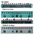 M-VAVE TANK G Guitar / TANK-B BASS V2 phiên bản Bàn đạp đa năng có thể sạc lại 36 cài đặt trước 9 khe cắm cắm tiền đề 8 khe cắm IR Cab 3Modulation / Delay / Reverb Hiệu ứng. 