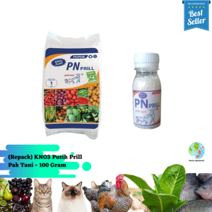 (Repack Botol) Pupuk KNO3 Putih PN Prill Pak Tani