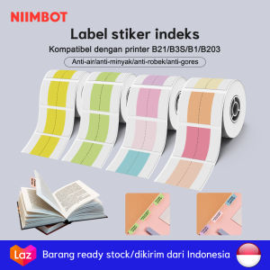 Kertas Label Indeks Termal untuk Mesin Label NIIMBOT B1/B21/B3S Cocok untuk Pengelolaan Dokumen dan Penggunaan Kantor Kertas Label Berkualitas Ramah Lingkungan