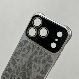 Luxury Shockproof Leopard Print Case For iPhone 17 16 15 14 Pro Max Original Lens Glass Electroplating Bumper Retro Cover Funda